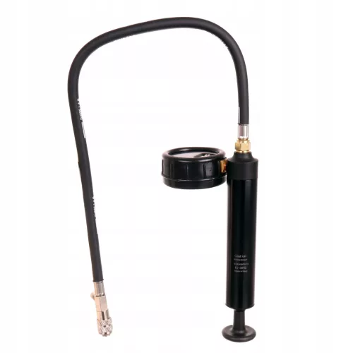 Hűtőrendszer szivárgás, nyomás és hőmérséklet vizsgáló készlet műanyag kofferben, 18 részes - TC Technic