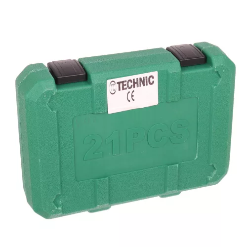 Dugókulcs fejek készlete műanyag kofferben 1/2"-os meghajtókhoz CrV 8-36 mm TC Technic