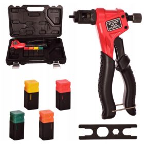   Professzionális kézi szegecselő vakszegecsanyákhoz kofferben 200 mm, M3 M4 M5 M6  TC Technic  BT-613-BMC