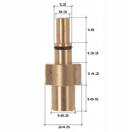 Lance val Fúvóka Macallister Black Decker magasnyomású mosóhoz LA5128