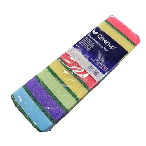 Midi konyhai súroló szivacs zöld betéttel - QLEANUP