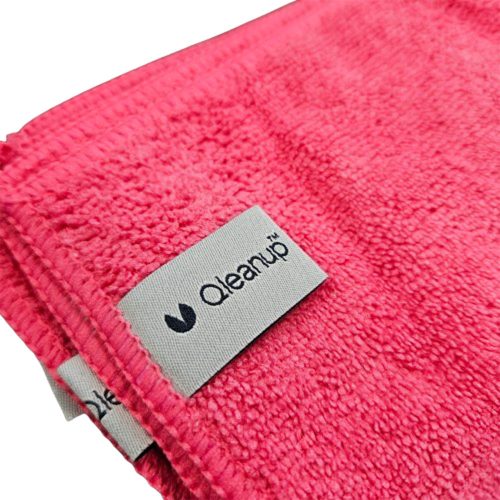 Professzionális mikroszálas törlőkendő csomag 40x40 cm, (10 darab) piros, 280gsm  -  QLEANUP OPTI RED