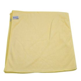   Professzionális mikroszálas törlőkendő csomag 40x40 cm (5 darab) sárga, 400 gsm - QLEANUP PLUS YELLOW