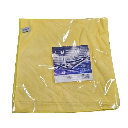Professzionális mikroszálas törlőkendő csomag 40x40 cm (5 darab) sárga, 400 gsm - QLEANUP PLUS YELLOW
