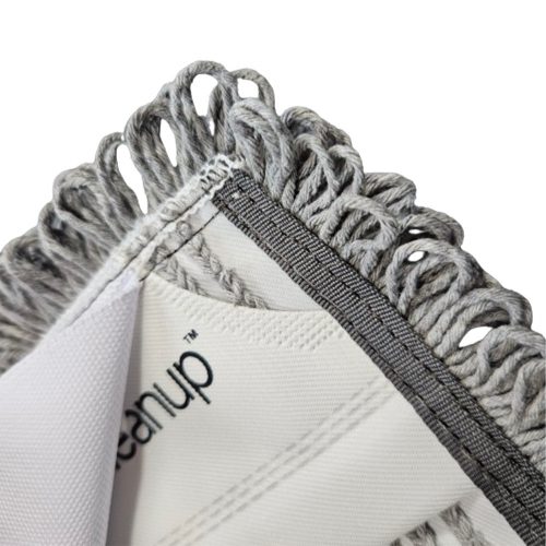 Három komponensű zsebes/füles mikroszálas felmosó mop (43x14 cm) - QLEANUP TFMPS