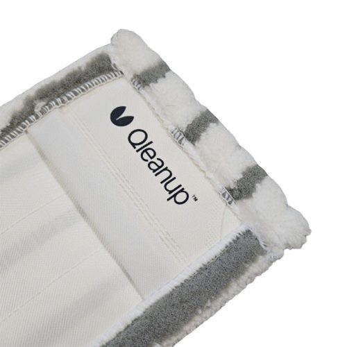 Professzionális zsebes, mikroszálas mop huzat fényes felületekhez 42,5x16,5 cm - Qleanup GSMMP