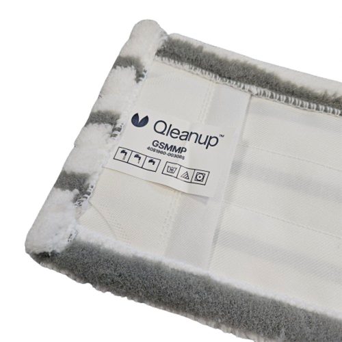 Professzionális zsebes, mikroszálas mop huzat fényes felületekhez 42,5x16,5 cm - Qleanup GSMMP
