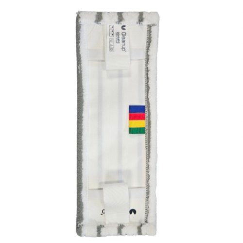 Professzionális zsebes/füles, mikroszálas kombi mop huzat fényes felületekhez 42,5x16,5 cm - Qleanup GSMMPS