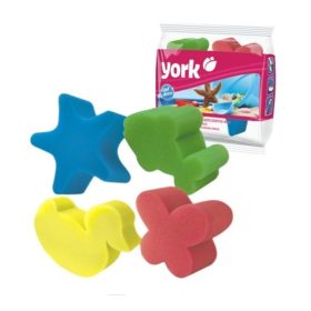   Fürdőszivacs készlet gyerekeknek MINI 4 db - YORK Body Care