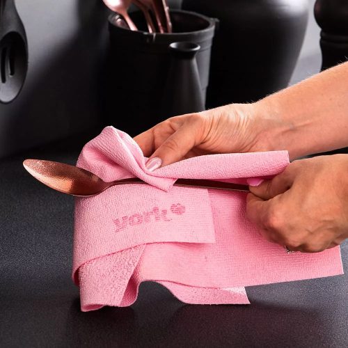 Mikroszálas kendő csíkmentes tisztításhoz 30 x 35 cm 1 db - YORK Long Fresh