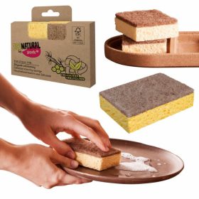   Ökológiai cellulóz súrolószivacs YORK ECO NATURAL (2 db)