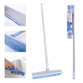   Antibakteriális mosható gumiseprű teleszkópos nyéllel  BACTERIA STOP - YORK - CLEAN HOUSE