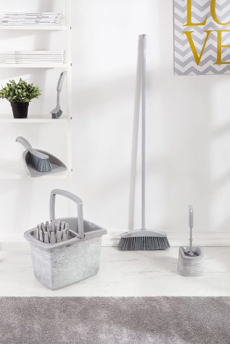 Hold alakú partvis 120cm-es megerősített nyéllel LOFT - YORK - CLEAN HOUSE