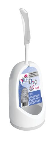 Antibakteriális WC-kefe tartóval  - YORK BACTERIA STOP