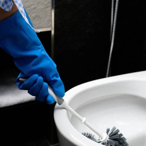 Antibakteriális WC-kefe tartóval  - YORK BACTERIA STOP