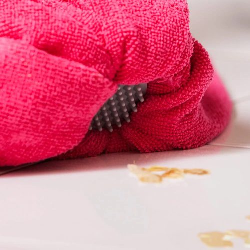 Mikroszálas MOP fej súrolócsíkokkal (1db) RUBI - YORK - CLEAN HOUSE