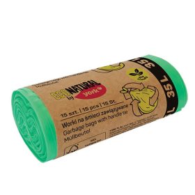   Környezetbarát szemeteszsákok 35L / 15 db. - YORK ECO NATURAL