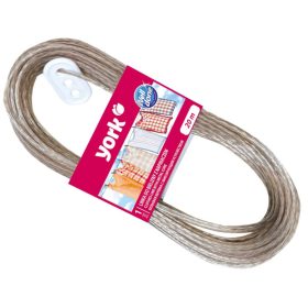   Ruhaszárító kötél fém maggal 20m - YORK - WELL-KEPT WARDOBE