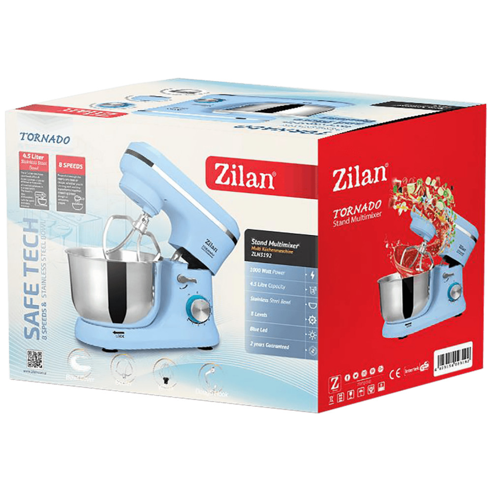 Zilan ZLN3192 Keverő tállal, 8 impulzus sebesség, 4,5 liter, 1000 W termék 2. képe