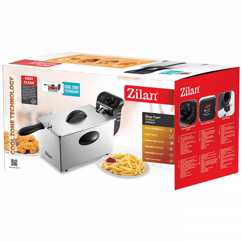 Zilan ZLN1819 Fritőz, 2180 W, térfogat 3 liter. termék 2. képe