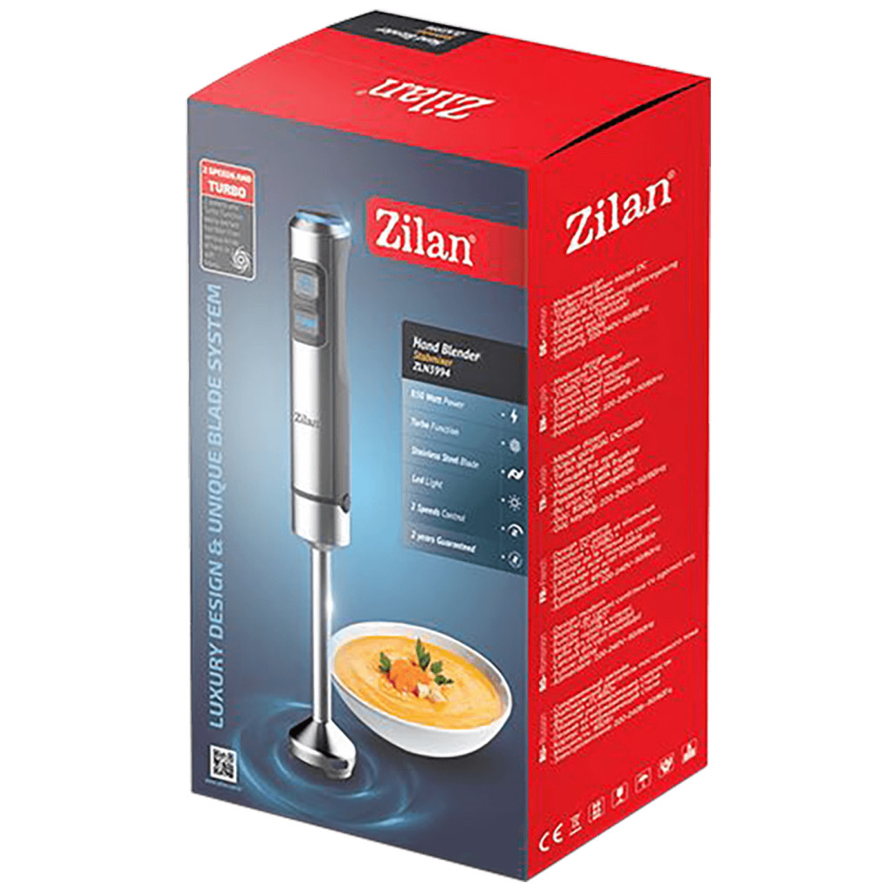 Zilan ZLN3994 Turmixgép, 850 W, 2 sebességes turbó termék 2. képe