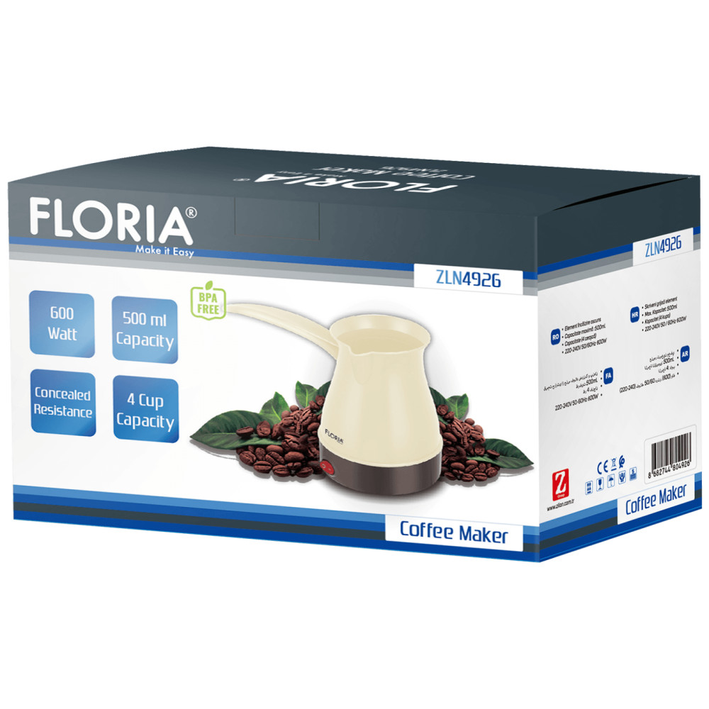 Floria ZLN4926 Kávéfőző, 500ml, 600W termék 2. képe