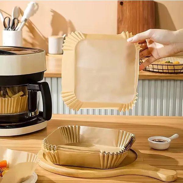 Air Fryer sütőpapír, 50db-os, 16 cm