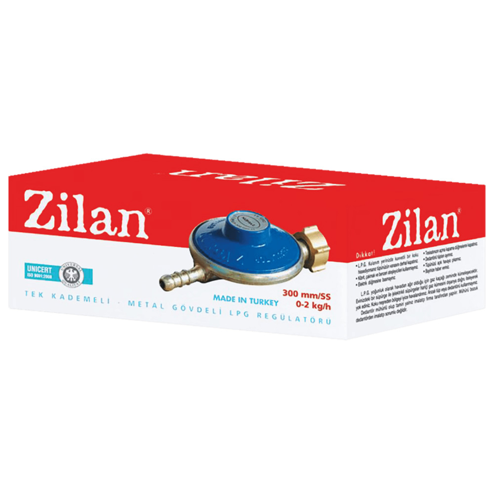 Zilan ZLN0100 Gázszabályzó, 0-1,5 kg/h, max. 30 Mbar termék 2. képe