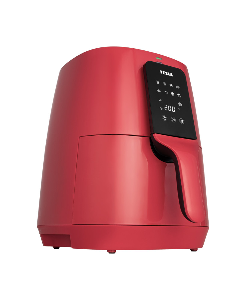 TESLA AirCook Q30 - multifunkciós digitális forró levegős sütő, 3,8 liter, 1300W - PIROS termék 2. képe