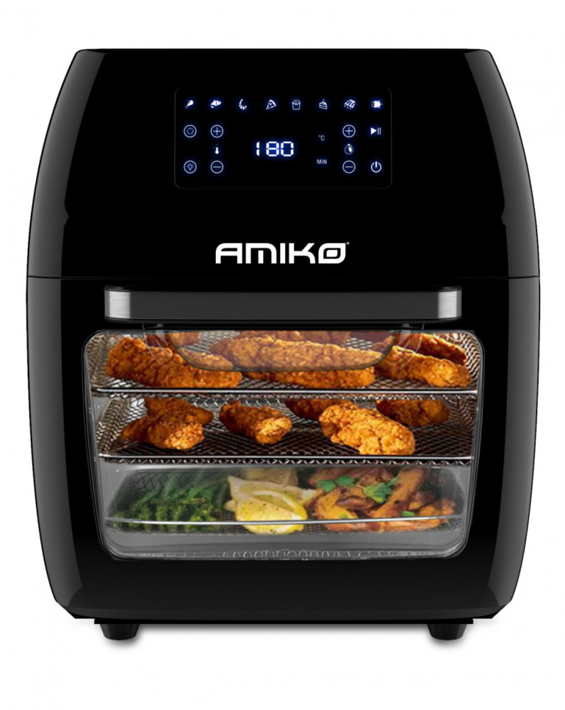 Amiko A80 forrólevegős sütő és grill WiFi, 1700W, 12 liter termék 2. képe