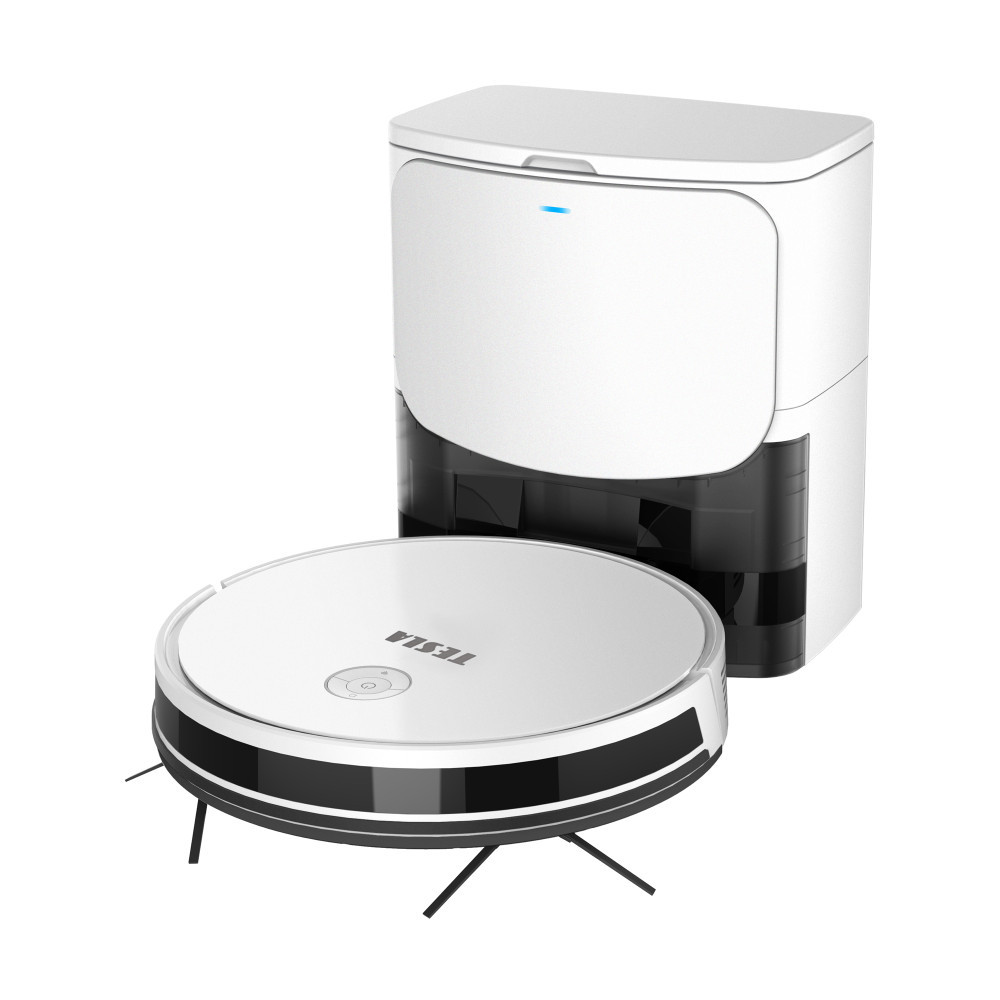 TESLA RoboStar iQ400 Plus robotporszívó automata ürítővel, fehér termék 2. képe
