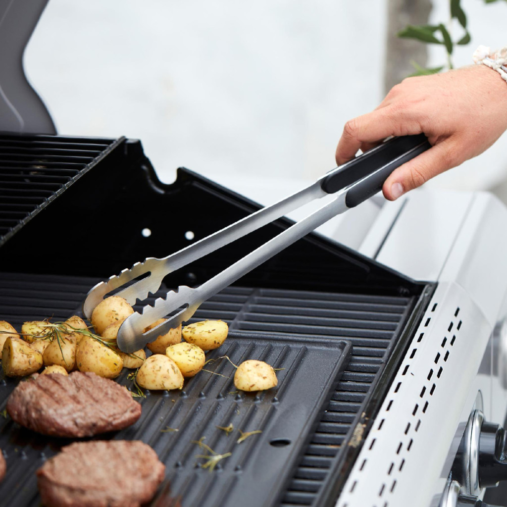 Barbecook BC-ACC-7045 Olivia rozsdamentes acél univerzális fogó fekete, 42cm termék 2. képe