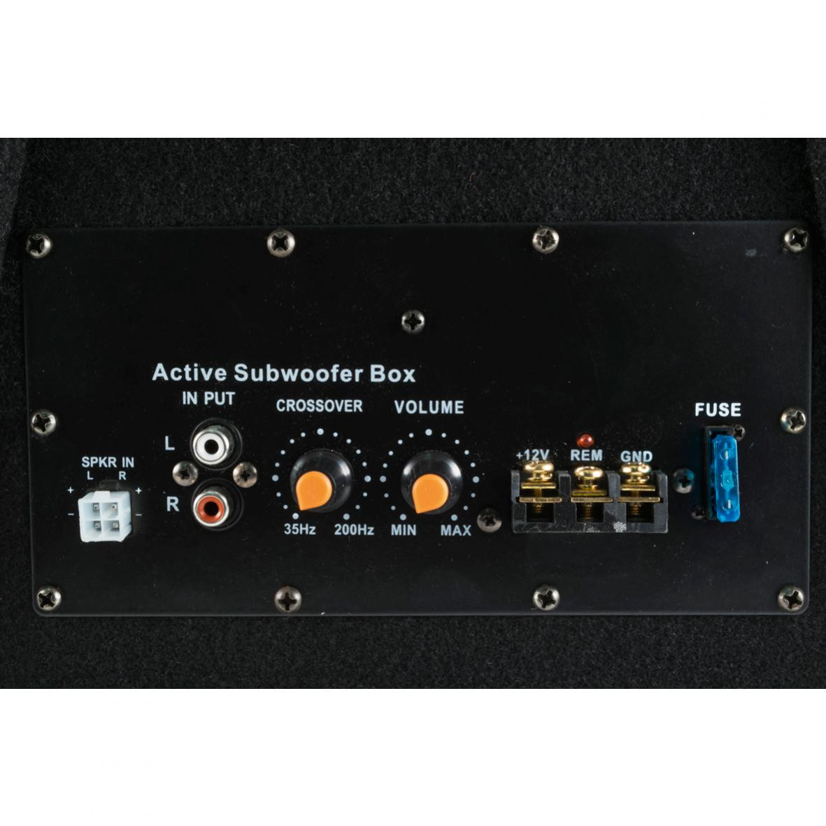 SAL BS 10/A aktív szubláda, 200 W, 250 mm hangszóró, polipropilén kónusz, 4 Ohm, 340 x 310 x 280 mm, 100 W erősítő termék 2. képe