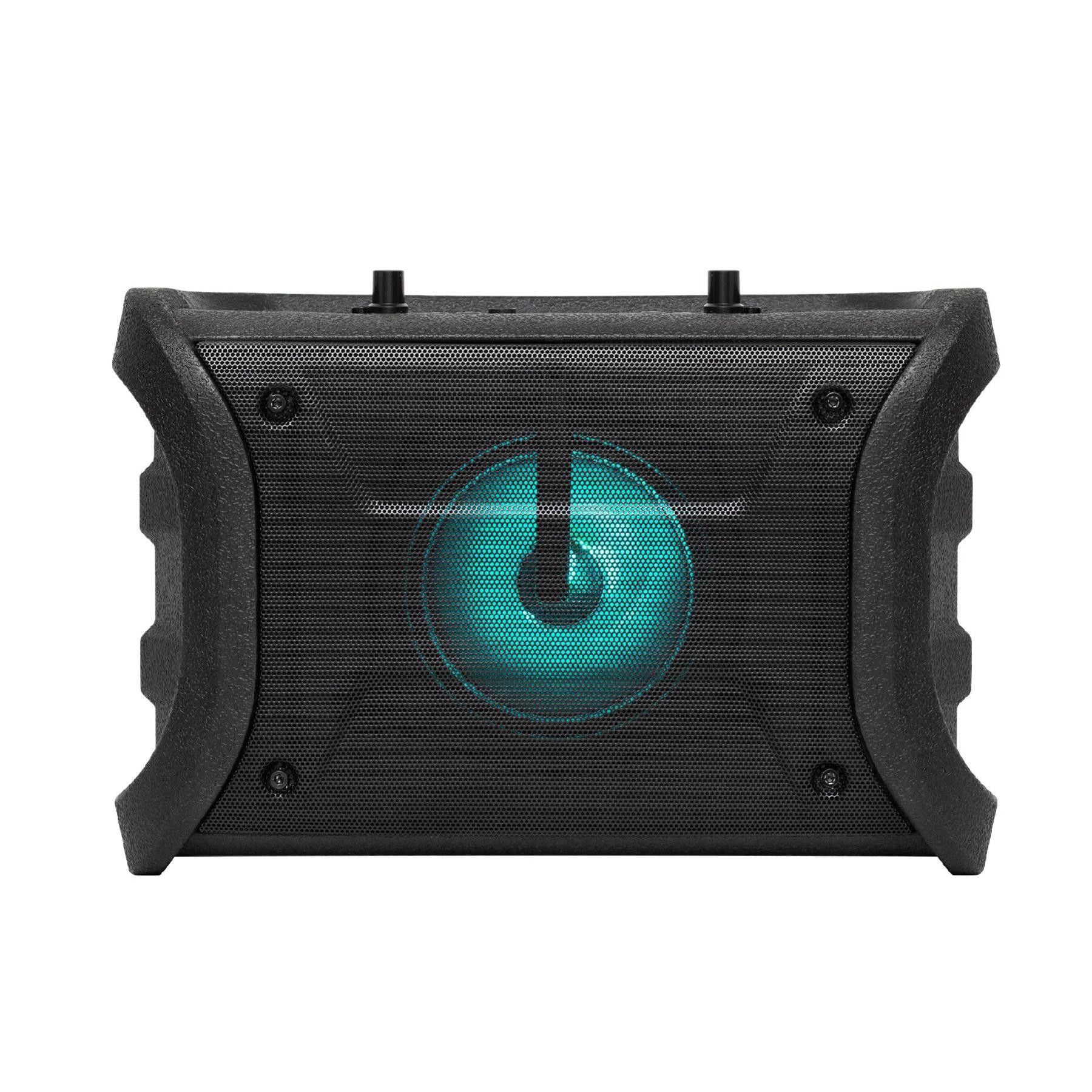 SAL BTWORKY munka és szabadidő hangszóró, 8 W, FM rádió, BT TWS, USB/microSD, AUX, RGB LED, USB-C töltőkábel, ~20 h üzemidő termék 2. képe