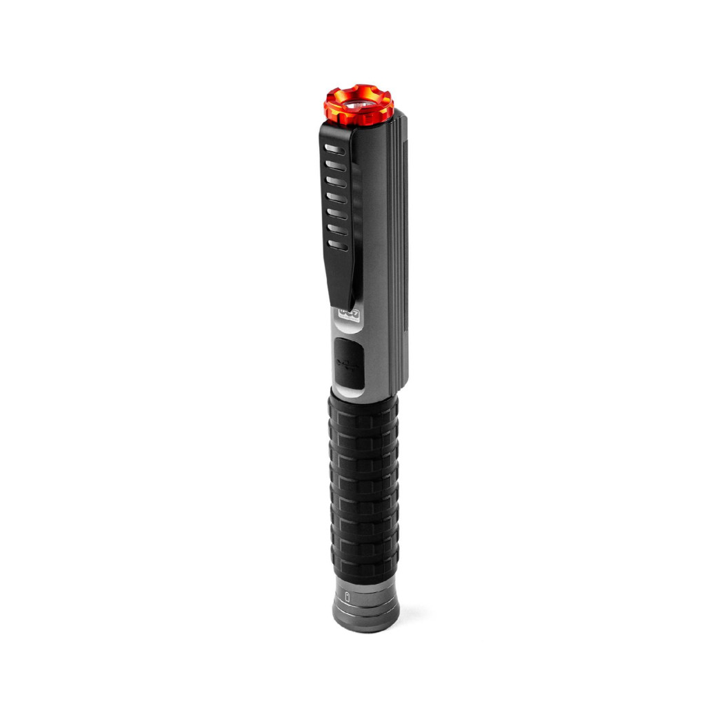 NEBO NEB-FLT-1033-G BIG LARRY PRO + zseblámpa és szerelőlámpa, 600-40 lumen, akkumulátoros, IPX7, mágneses talp termék 2. képe