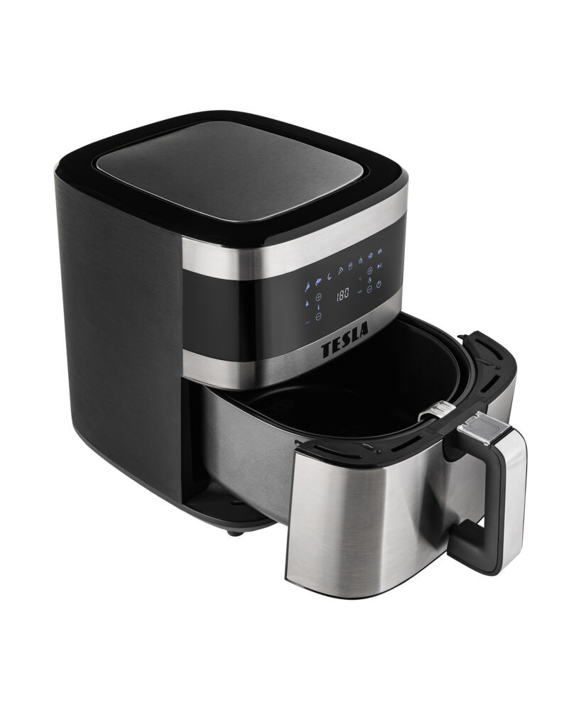 HASZNÁLT - TESLA AirCook Q60 XL - multifunkciós digitális forró levegős olajsütő, 6 l, 1500W termék 2. képe