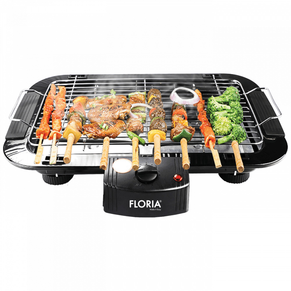 Floria ZLN2867 Elektromos grill - 2000W - fekete akciós termékkép 1
