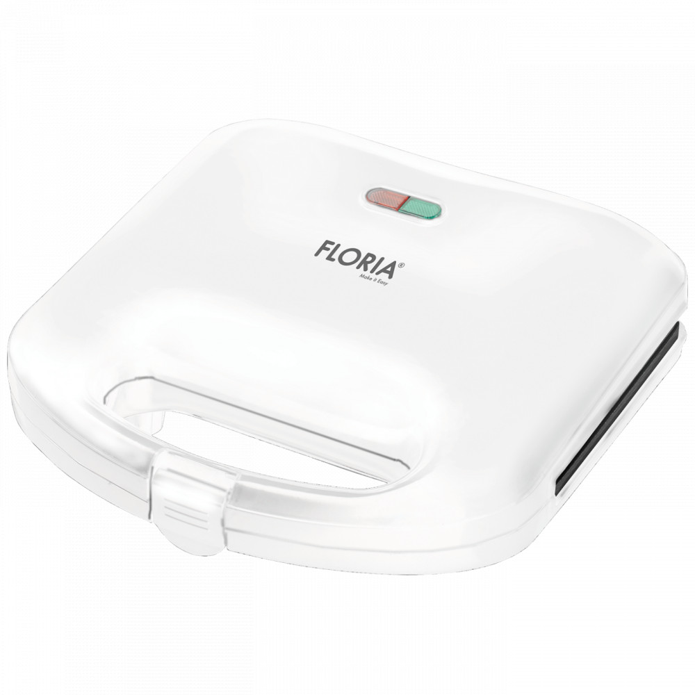 Floria ZLN4305 (ZLN4304 WH) Szendvicssütő, LED kijelző, 750 W, fehér akciós termékkép 1