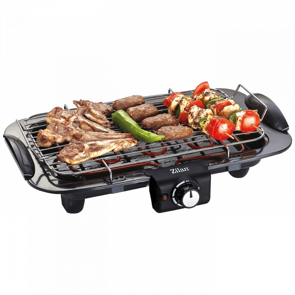 Zilan ZLN4285 Elektromos grill - 1800W - fekete akciós termékkép 1