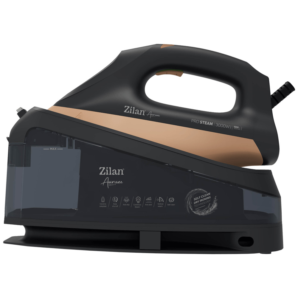 Zilan ZLN4261 Gőzölős vasaló gőzállomással, 3000W, Aurum Touch akciós termékkép 1