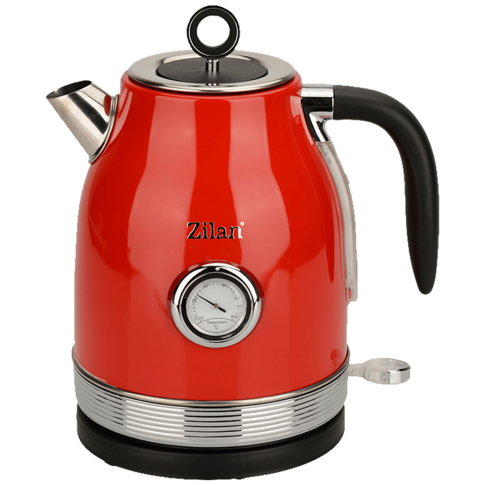 Zilan ZLN7033 Retro vízforraló - 2200W - piros akciós termékkép 1