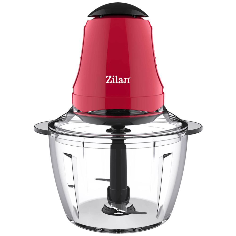Zilan ZLN5619 Elektromos aprítógép - üvegedény -1L - 200W - piros akciós termékkép 1
