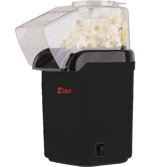 Zilan Popcorn készítő, 1200 W, fekete - ZLN8045 (ZLN8044/BK)