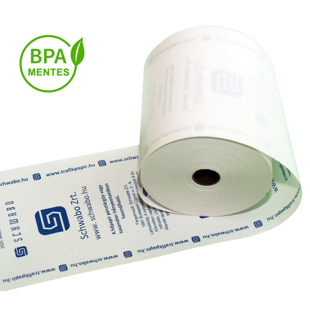 80/80/12 75 méter BPA mentes pénztárgépszalag akciós termékkép 1