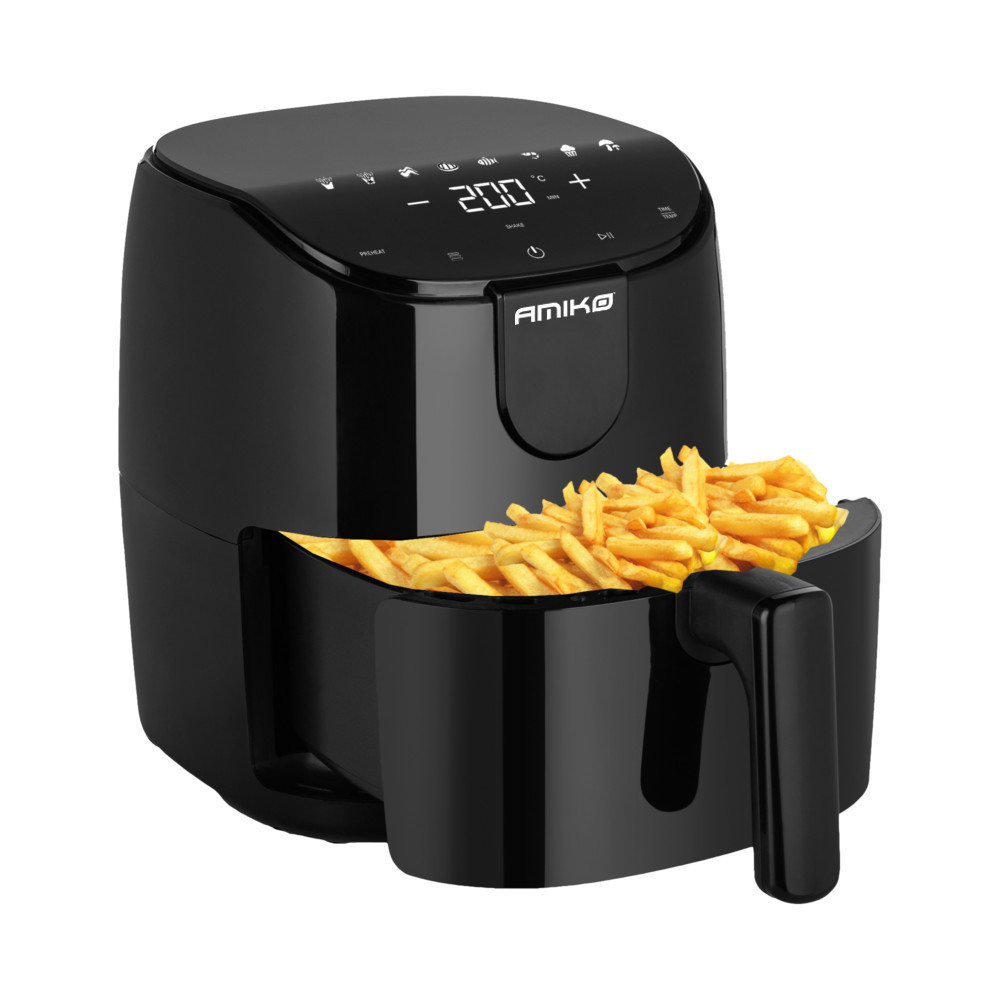 Amiko A50 Digital Airfryer multifunkciós digitális forrólevegős sütő, 1500W, 4L - fekete akciós termékkép 1