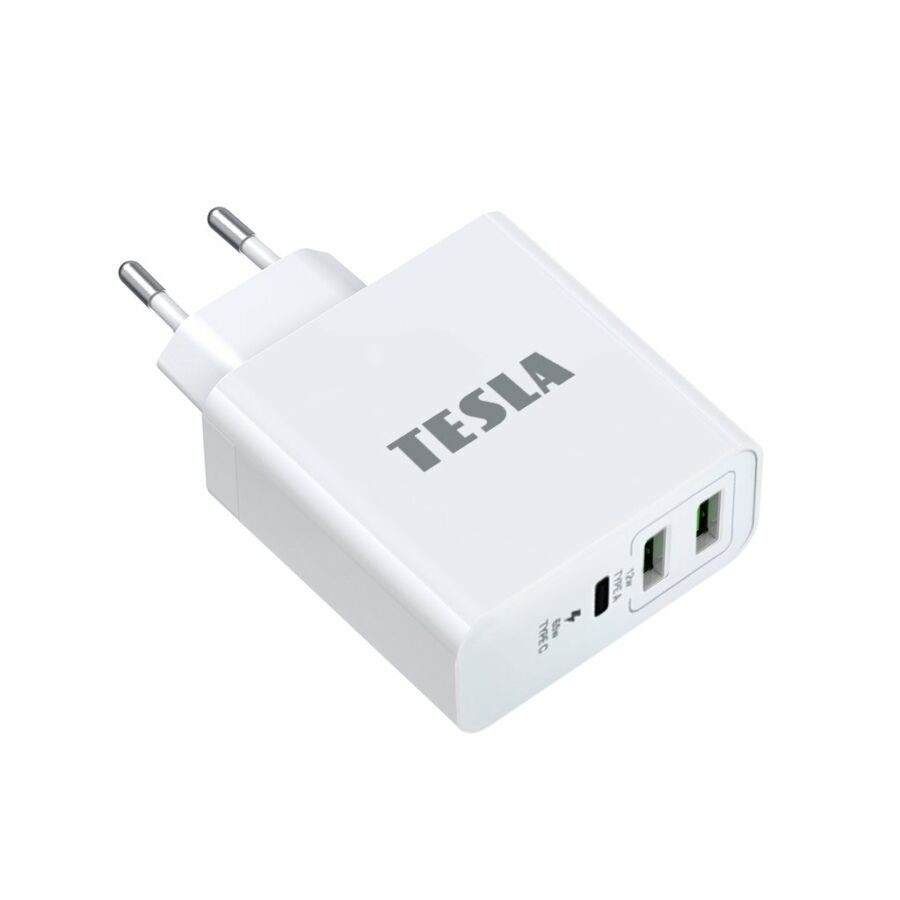TESLA Device PA65 - USB - C töltőadapter 65W 3 az 1-ben akciós termékkép 1