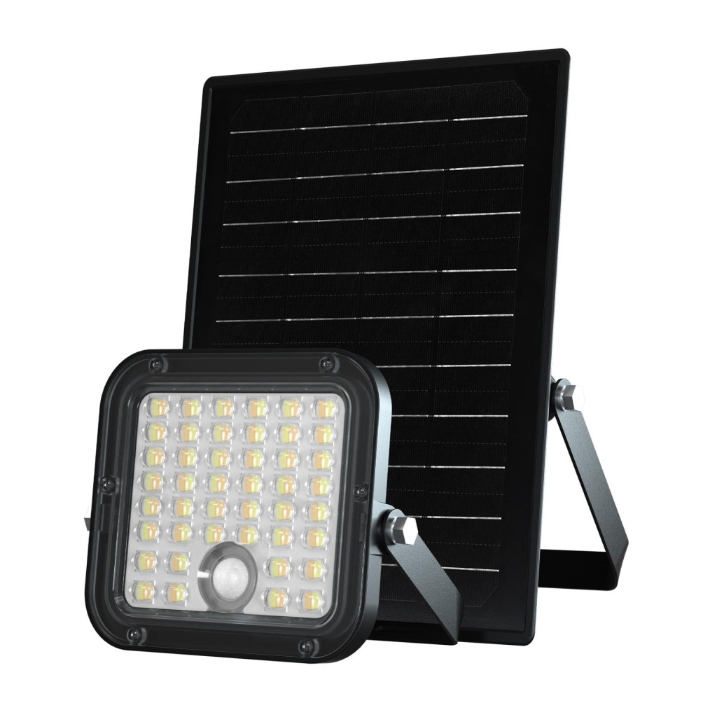 Home FLP1500SOLAR szolár paneles LED reflektor, PIR mozgásérzékelő, 1500 lumen, 88 db SMD LED, 2 üzemmód, IP65 akciós termékkép 1