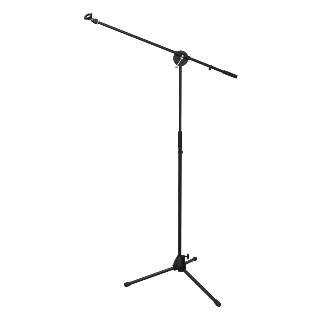 SAL HT 810 mikrofonállvány, 100-155 cm magasság, 25-35 mm átmérőjű mikrofonmarkolat, csúszásgátló lábak akciós termékkép 1