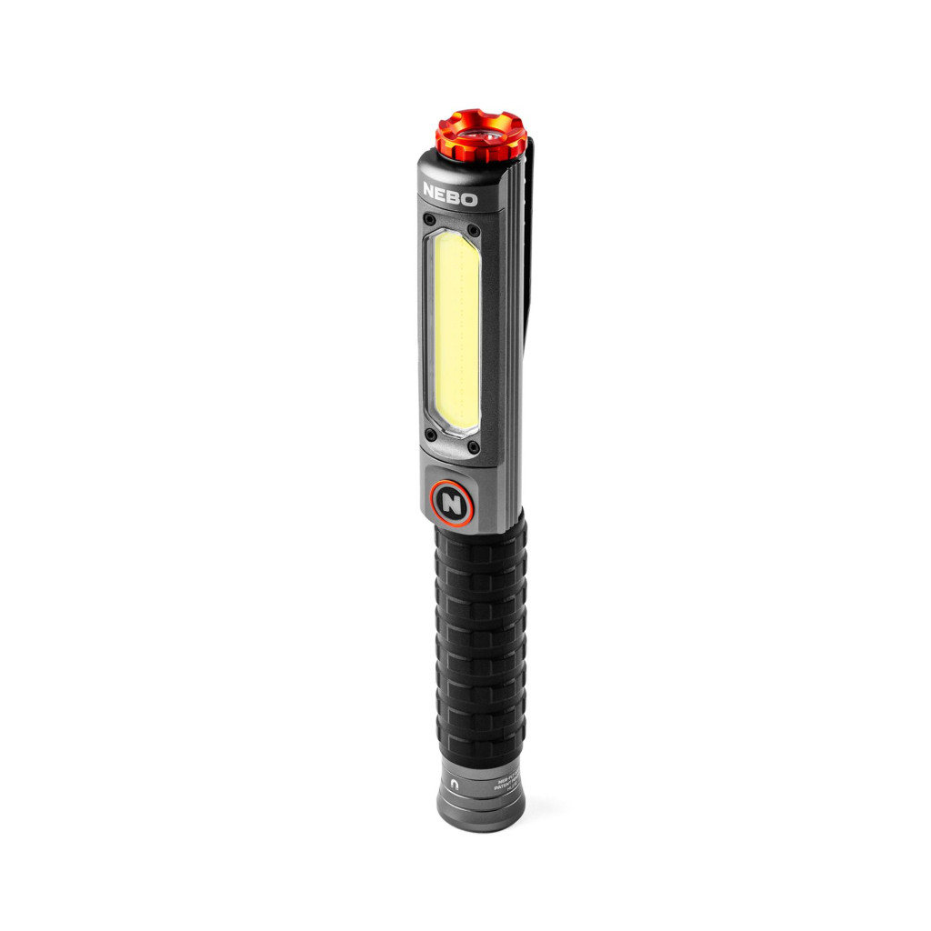 NEBO NEB-FLT-1033-G BIG LARRY PRO + zseblámpa és szerelőlámpa, 600-40 lumen, akkumulátoros, IPX7, mágneses talp akciós termékkép 1
